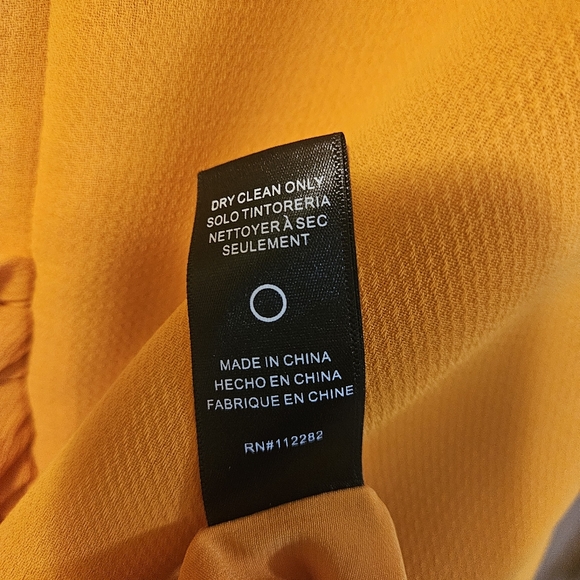 Size Medium Adelyn Rae Elegant Orange Sleeveless Dress - Picture 4 of 5